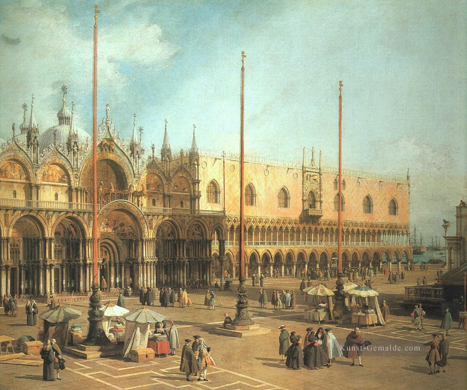 Piazza San Marco Blick nach Südost Canaletto Ölgemälde